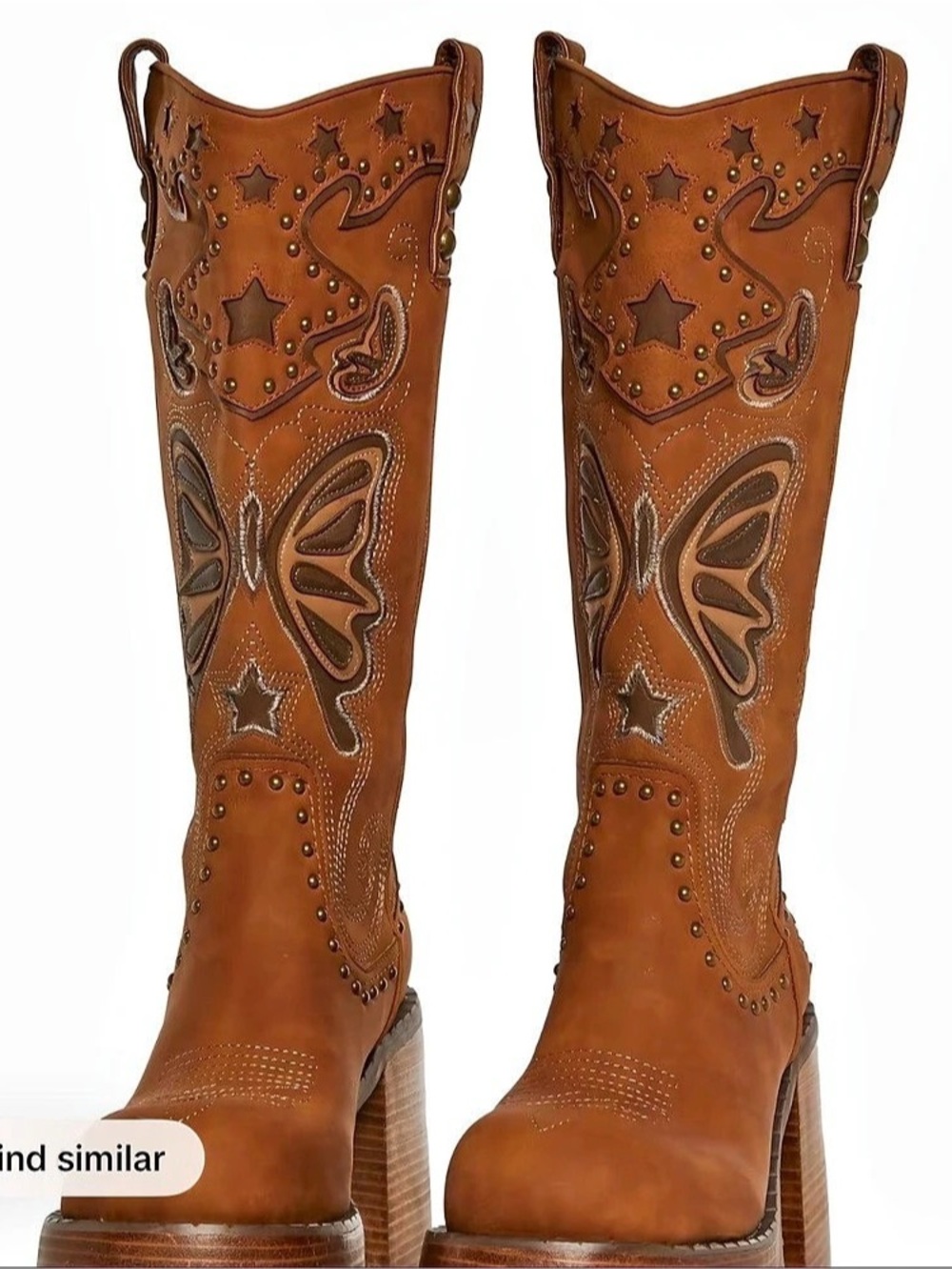 Butterfly Rodeo Western Boots - Copper - Picture 4 of 5